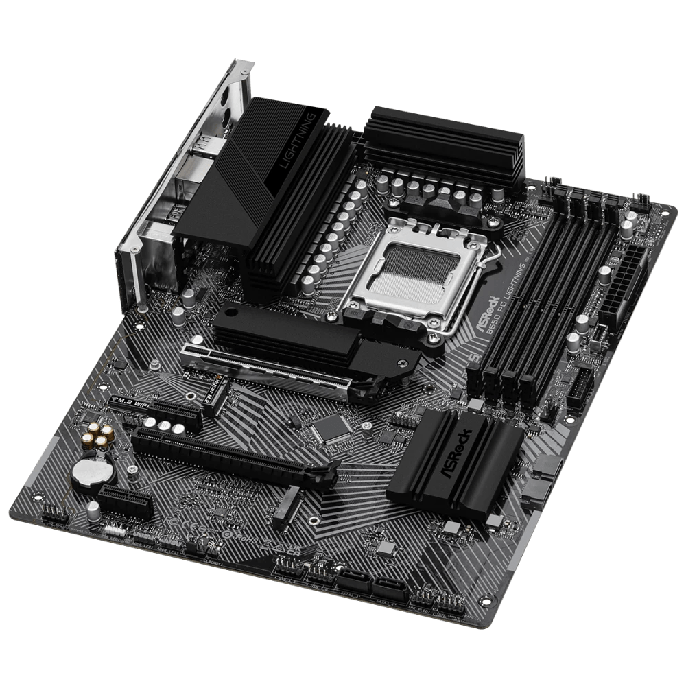 ASRock B650 PG Lightning AMD 600 Series ATX Motherboard | 90 - MXBK20 - A0UAYZ | - Vektra Computers LLC ASRock B650 PG Lightning AMD 600 Series ATX Motherboard | 90 - MXBK20 - A0UAYZ | - Vektra Computers LLC